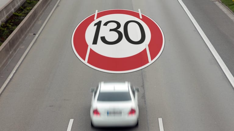Tempo 130 in einer Illustration: Hat die Richtgeschwindigkeit eine Bedeutung?