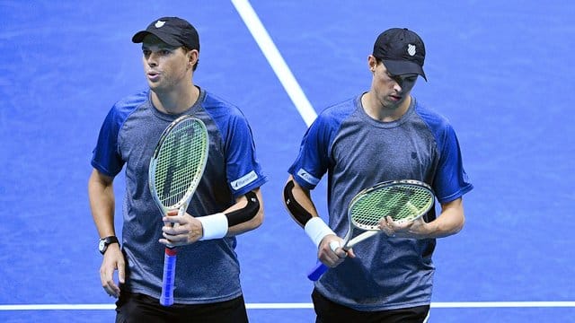 Bob (l) und Mike Bryan haben 118 Doppel-Titel gewonnen, darunter alle vier Grand Slams.