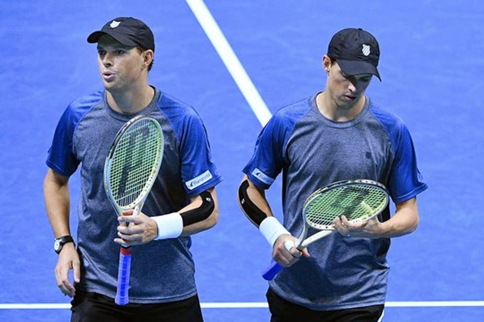 Bob (l) und Mike Bryan haben 118 Doppel-Titel gewonnen, darunter alle vier Grand Slams.