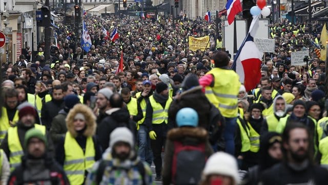 Zur Hochzeit der "Gelbwesten"-Demonstrationen waren Hunderttausende auf den Straßen.