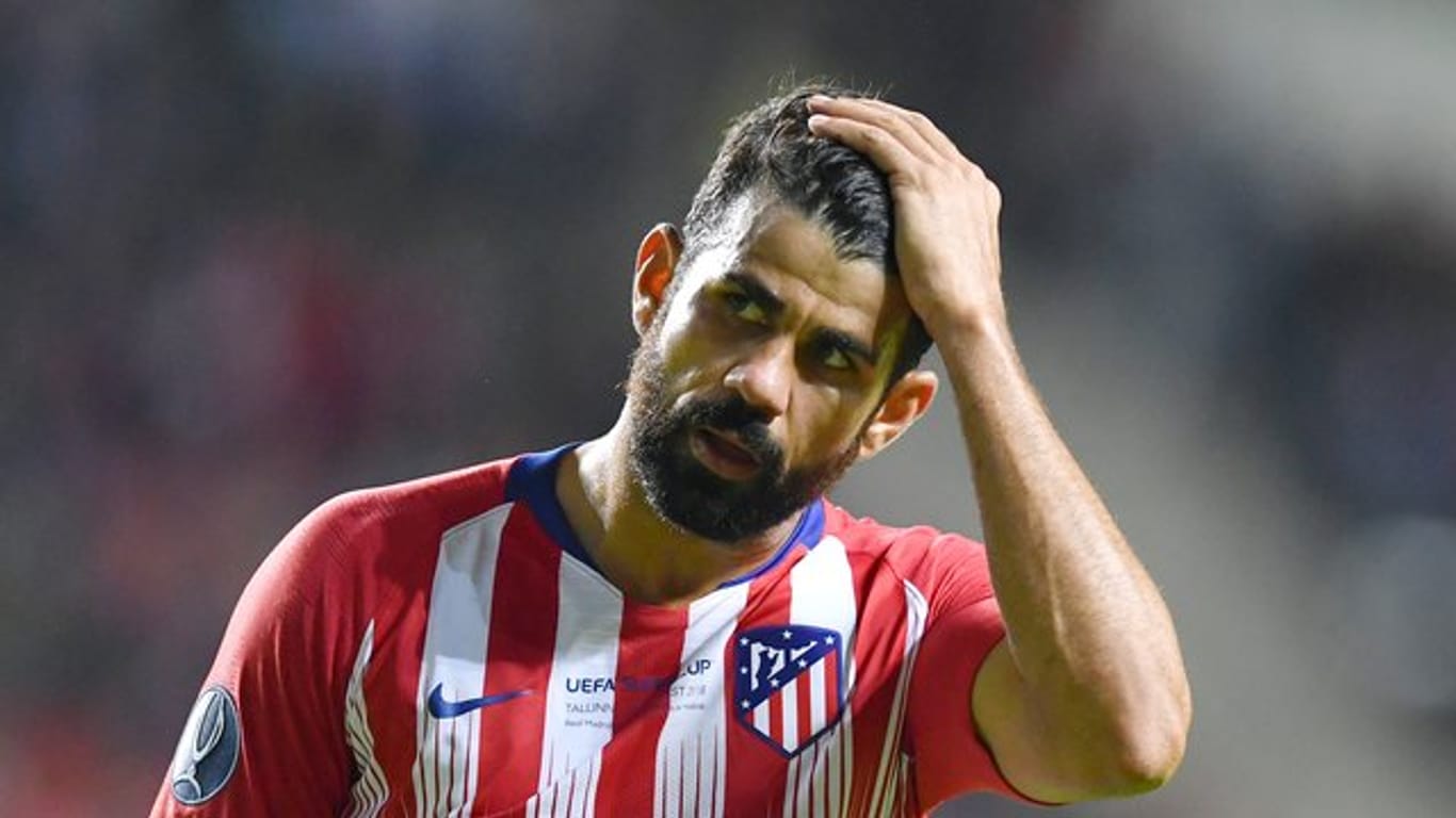 Hat sich einen Bandscheibenvorfall zugezogen: Diego Costa von Atlético Madrid.