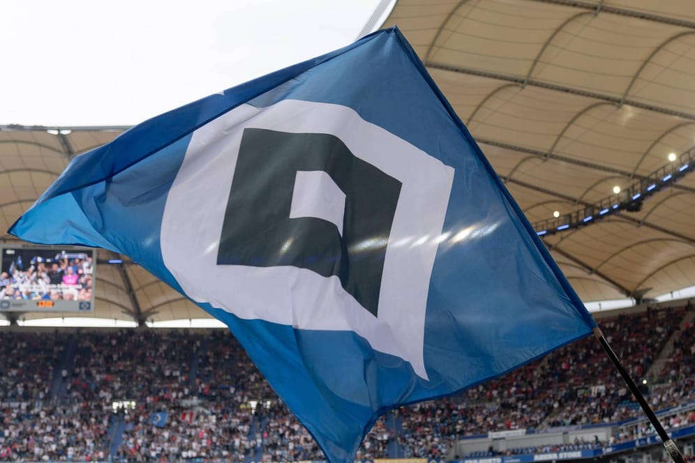 HSV-Fahne im Stadion: Die Vereins-AG hat Verluste gemacht.