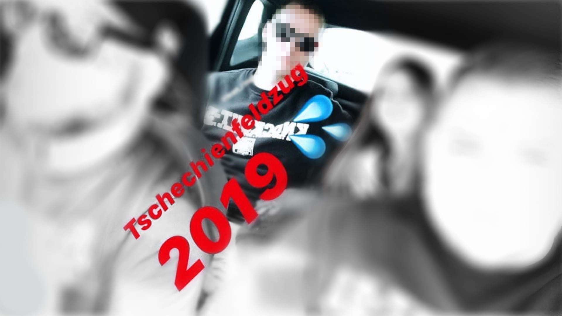 Video-Freak im Kontakt mit der "Atomwaffen Division" in den USA: Das Foto aus einer Instagram-Story zeigt auf dem Rücksitz den jungen Mann, der im Neonazi-Forum fragte, wie die "Atomwaffen Divison"-Videos entstehen. Einige Monate später erschien dann ein deutsches Video.