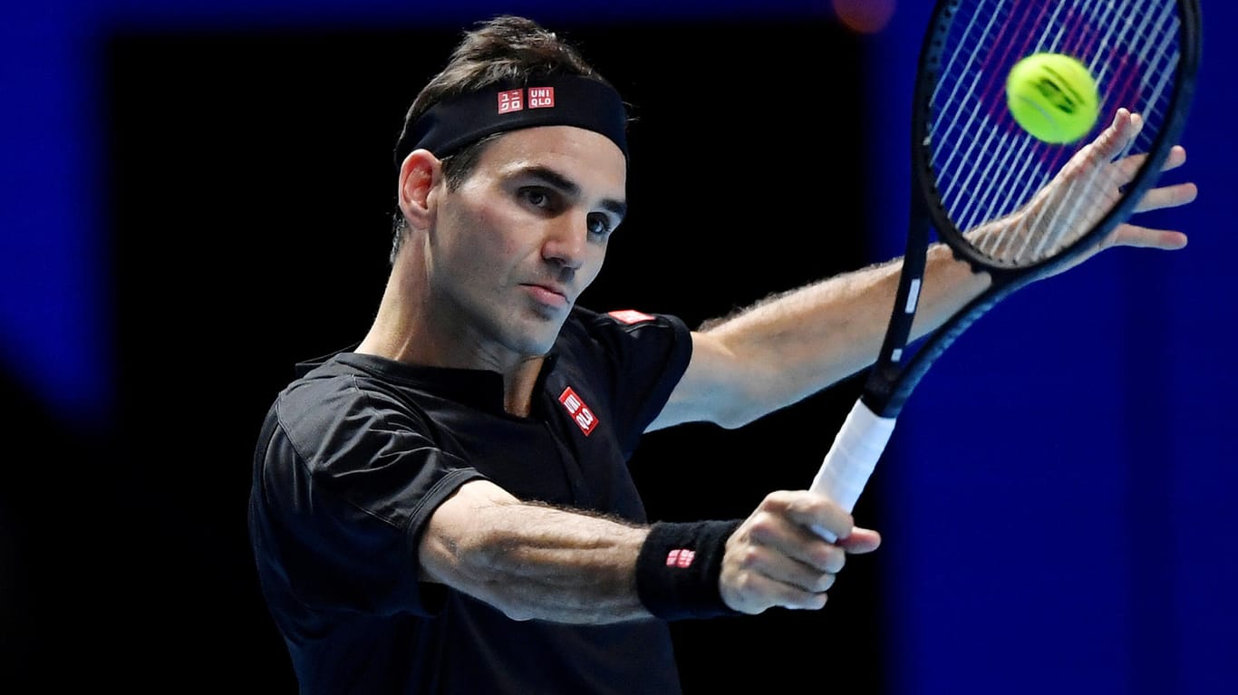 Erfolgreich: Roger Federer war eine Klasse besser als Novak Djokovic.