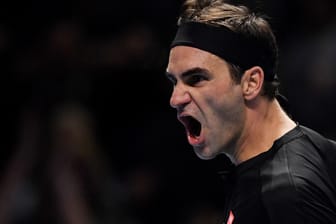 Erfolgreich: Roger Federer revanchierte sich bei Novak Djokovic für das verlorene Wimbledon-Finale.