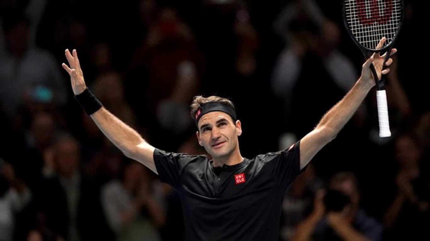Roger Federer erreichte bei den ATP Finals das Halbfinale.