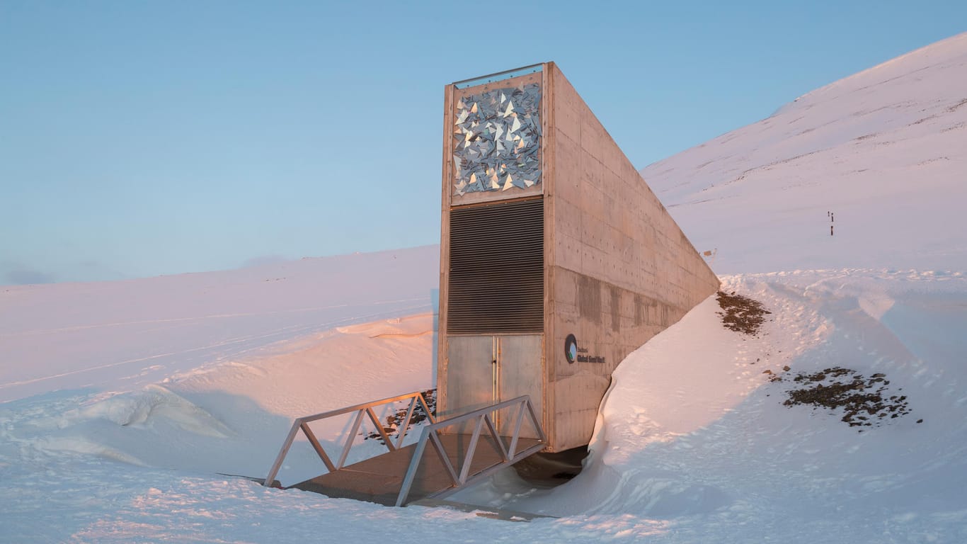 Das Foto zeigt die Pflanzensamenbank Svalbard Global Seed Vault: Die Microsoft-Tochter GitHub will Code in einer Kohlemine in Spitzbergen lagern (Symbolbild).
