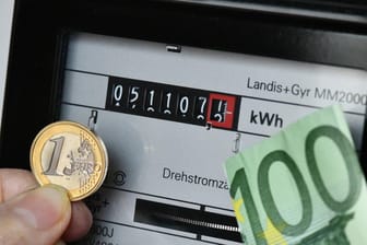 Stromzähler mit Geld: Auch 2020 sollen die Strompreise in Deutschland wieder ansteigen.