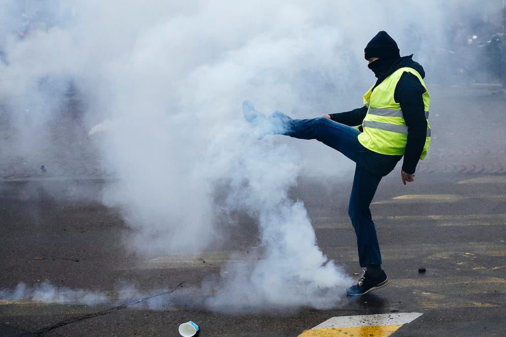 Paris ein Jahr nach Beginn der Proteste: An diesem Wochenende könnte die Wut von damals nochmals hochkochen.