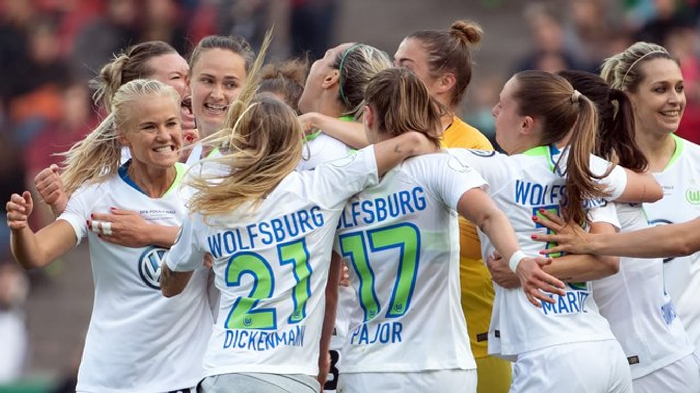 Die Frauen des VfL Wolfsburg haben das Viertelfinale im DFB-Pokal erreicht.