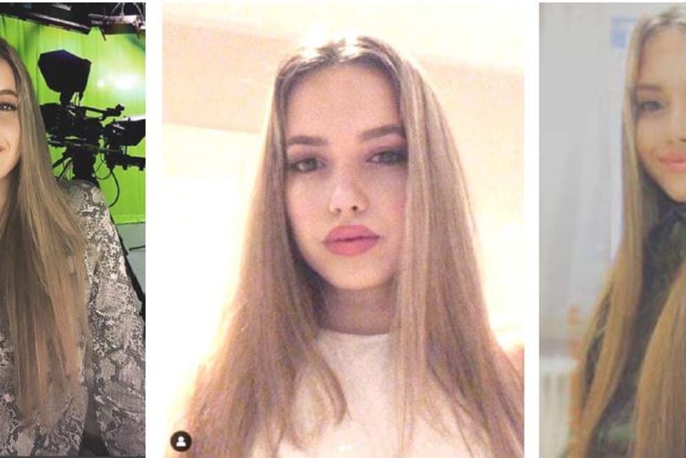 Drei Bilder der vermissten Maja Hemmerling: Am Tag ihres Verschwindens trug die 19-Jährige schwarze, hüftlange Plüschjacke und dunkle, ausgewaschene Röhrenjeans.