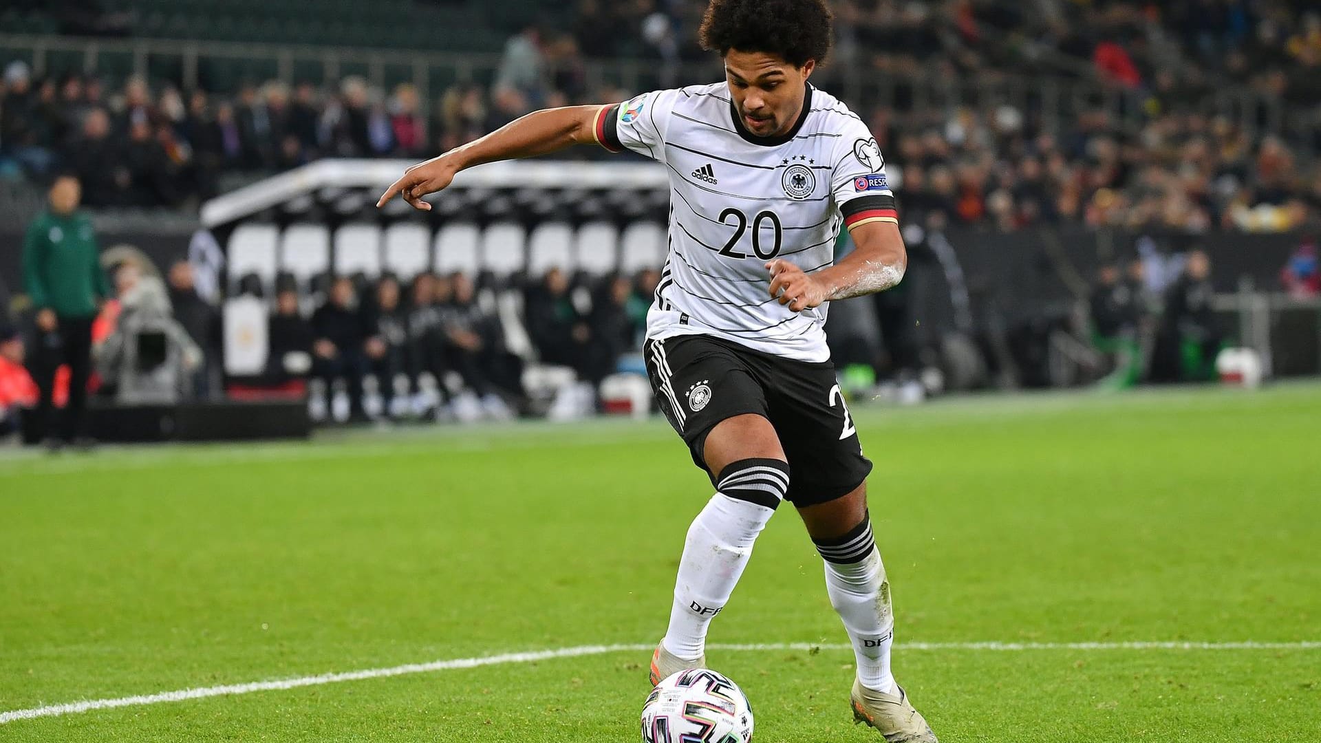 Konnte gegen Weißrussland nicht an die Top-Leistungen der letzten Wochen anknüpfen: Serge Gnabry.