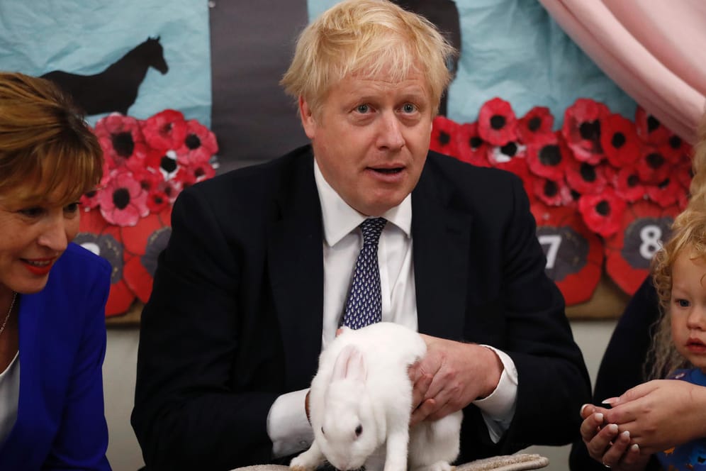 Premierminister Boris Johnson ist aktuell im Wahlkampf unterwegs. In gut drei Wochen wird in Großbritannien gewählt.
