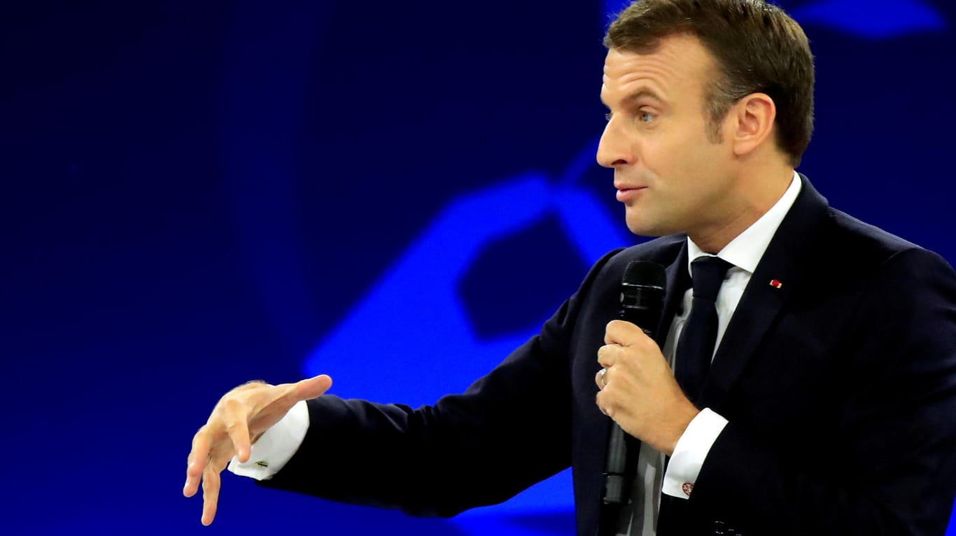 Der französische Präsident Emmanuel Macron: Er fordert eine Neuausrichtung der Nato.