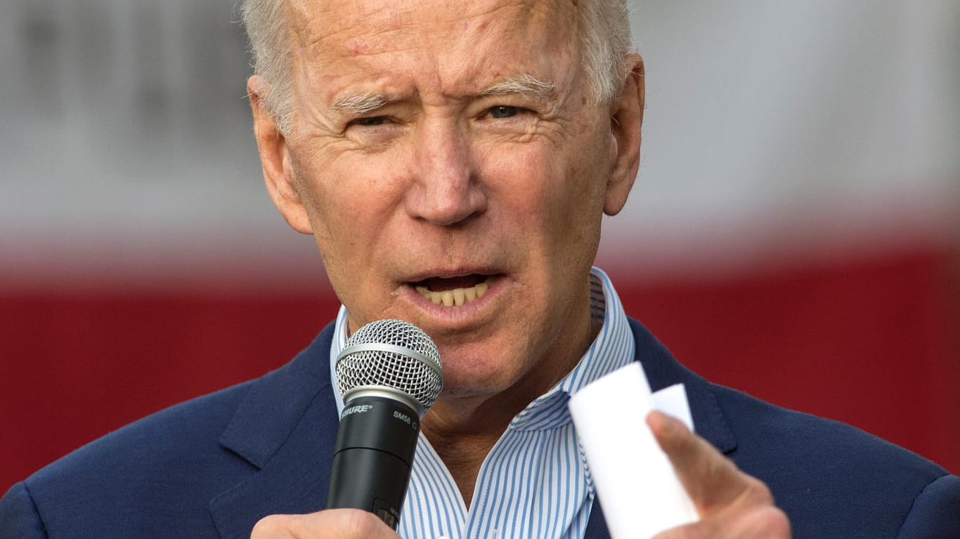 US-Präsidentschaftsbewerber Joe Biden: Nordkoreas Staatsmedien hatten den Demokraten als "tollwütigen Hund" beschimpft. US-Präsidentschaftsbewerber Joe Biden: Nordkoreas Staatsmedien hatten den Demokraten als "tollwütigen Hund" beschimpft.