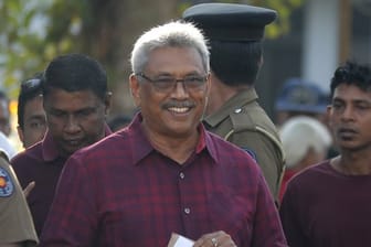 Der frühere Verteidigungsminister Gotabhaya Rajapaksa wird neuer Präsident von Sri Lanka.