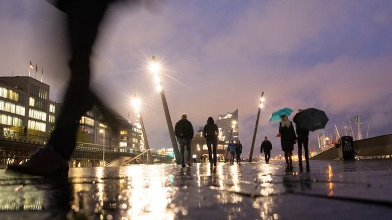 Nieselregen in Hamburg