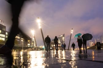 Nieselregen in Hamburg