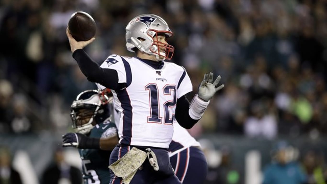 Quarterback Tom Brady führte die New England Patriots zum Sieg.