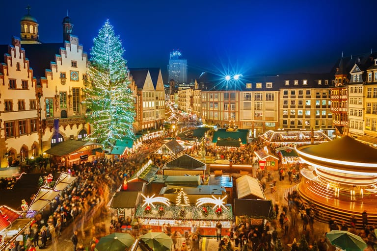Weihnachtsmarkt in Frankfurt: Schon seit 1393 ist er urkundlich belegt.