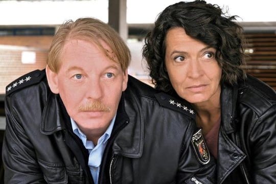 Ben Becker und Ulrike Folkerts im "Tatort - Die Pfalz von oben".