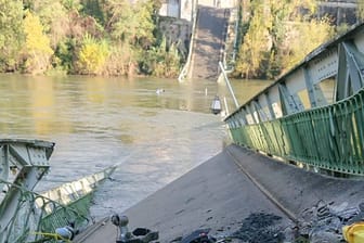 Eingestürzte Brücke in Toulouse: Eine junge Frau kam dabei ums Leben.