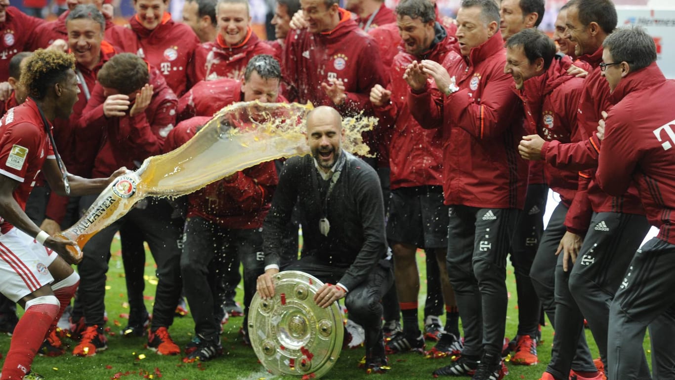Gewann mit den Bayern in drei Saisons drei Meistertitel: Pep Guardiola.
