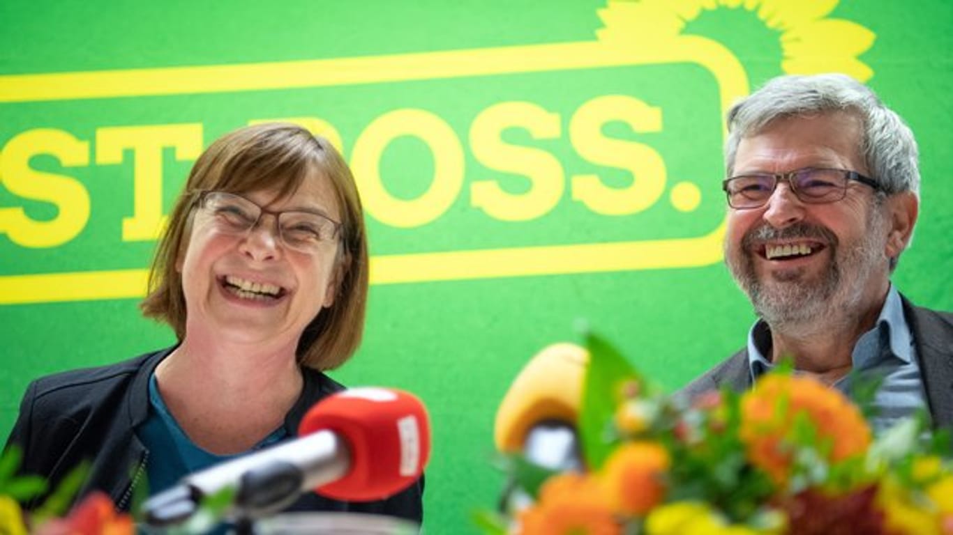 Sollen Ministerposten in Brandenburg bekommen: Ursula Nonnemacher und Axel Vogel (beide Grüne).