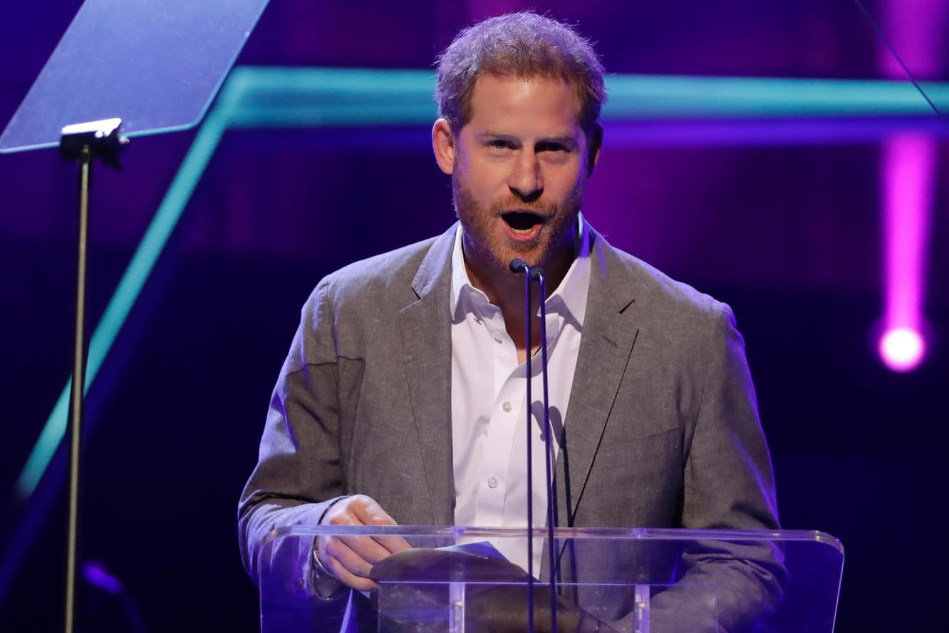 Prinz Harry: Der Royal hielt am Sonntag eine Rede bei einer Award-Verleihung in London.