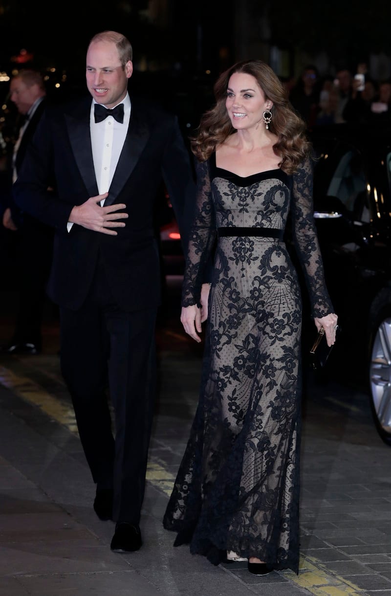 Prinz William und Herzogin Kate: Die beiden besuchten am Montag das Theater in London.