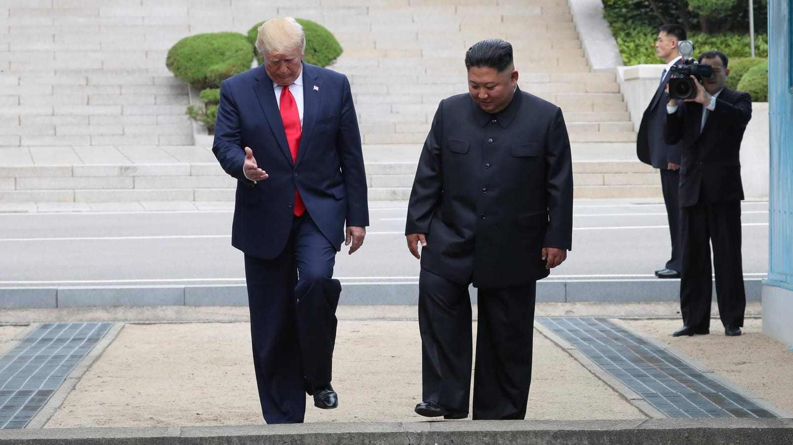 Trump und Kim bei einem Treffen an der koreanischen Grenze: Wird es solche Gespräche künftig nicht mehr geben?