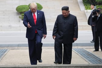 Trump und Kim bei einem Treffen an der koreanischen Grenze: Wird es solche Gespräche künftig nicht mehr geben?