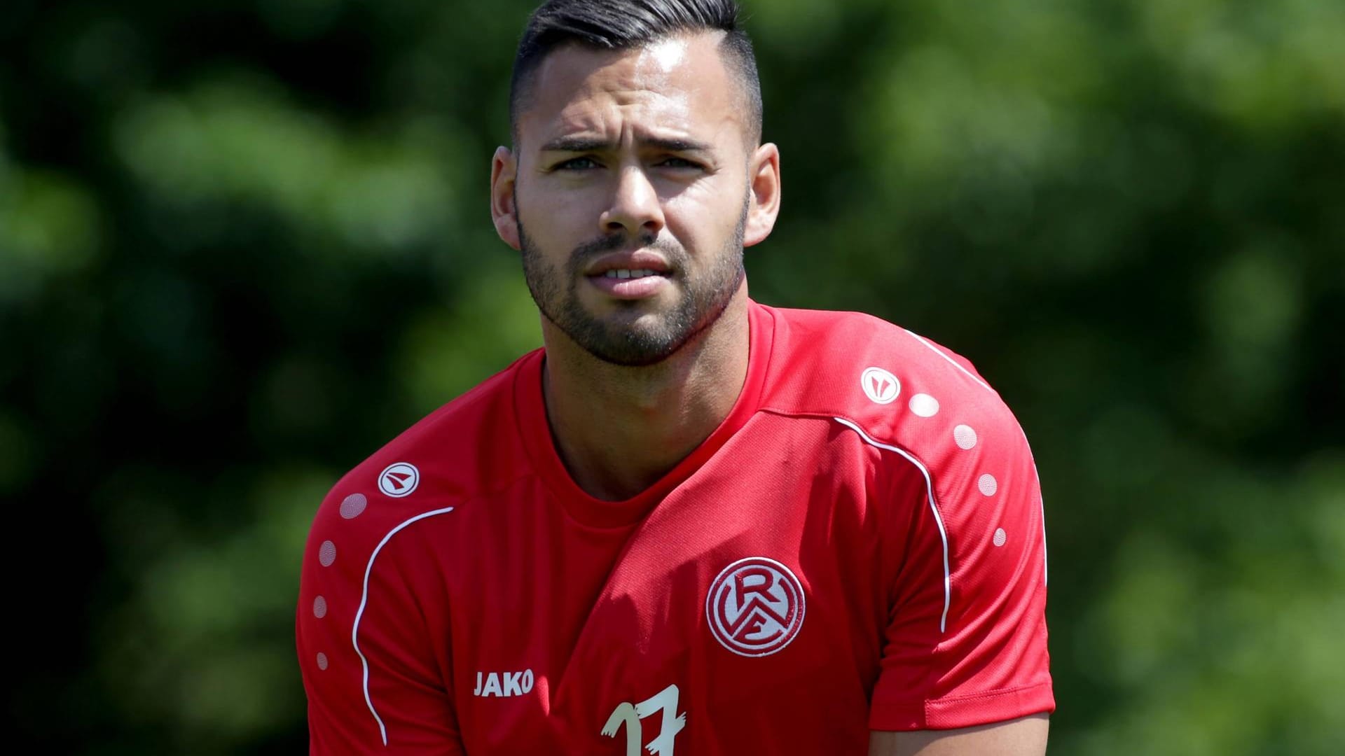 Daniel Engelbrecht in seiner aktiven Zeit bei Rot-Weiss Essen: Wegen einer Herzmuskelentzündung musste er als aktiver Fußballer aufhören.