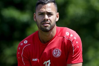 Daniel Engelbrecht in seiner aktiven Zeit bei Rot-Weiss Essen: Wegen einer Herzmuskelentzündung musste er als aktiver Fußballer aufhören.