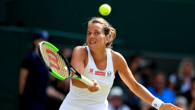 Trennt sich von ihrem Trainer: Barbora Strycova in Aktion.