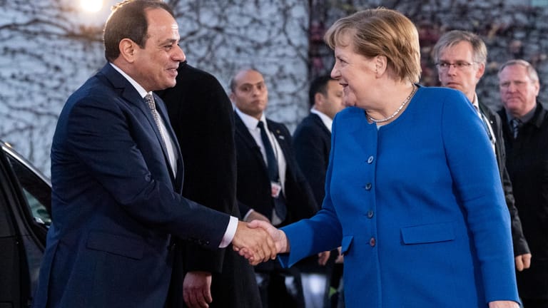 Diktator Sisi, Kanzlerin Merkel.