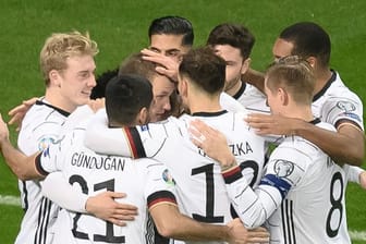 Haben sich mit einem überzeugendem Auftreten und dem Sieg über Nordirland belohnt: Die deutsche Fußball-Nationalmannschaft.