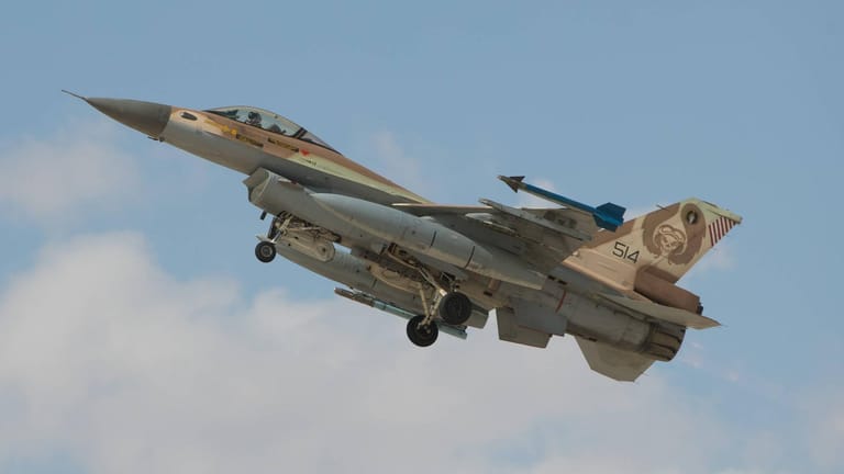 Ein Kampfjet der israelischen Luftwaffe: "Wir werden weiter mit Entschlossenheit die Sicherheit Israels erhalten."