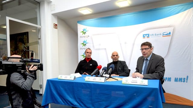 Sind mit einer Initiative für Winterspiele in Deutschland vorgeprescht: Frank Ullrich (l-r), Mike Helios und Thomas Kaminski.