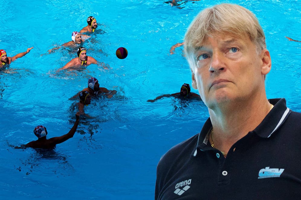 Das Gesicht des deutschen Wasserballs: Hagen Stamm gewann als Aktiver 1984 mit der deutschen Nationalmannschaft Olympia-Bronze in Los Angeles. In 323 Länderspielen warf er über 750 Tore. Heute ist er Bundestrainer.