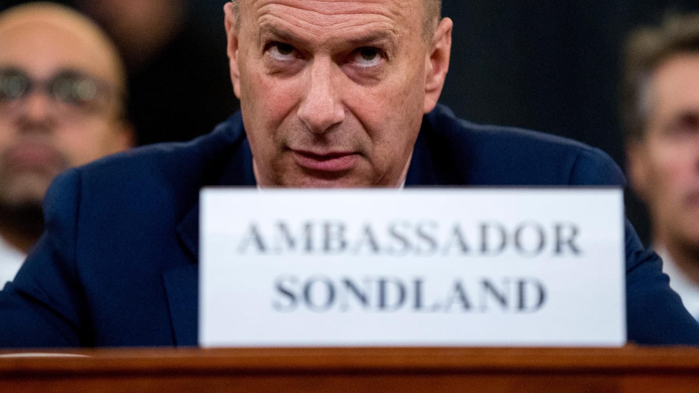 Gordon Sondland, US-Botschafter bei der EU, machte brisante Aussagen.