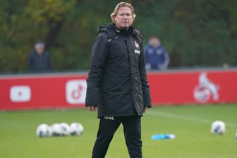 Markus Gisdol beim Training des 1. FC Köln: Er muss sich nun beweisen.
