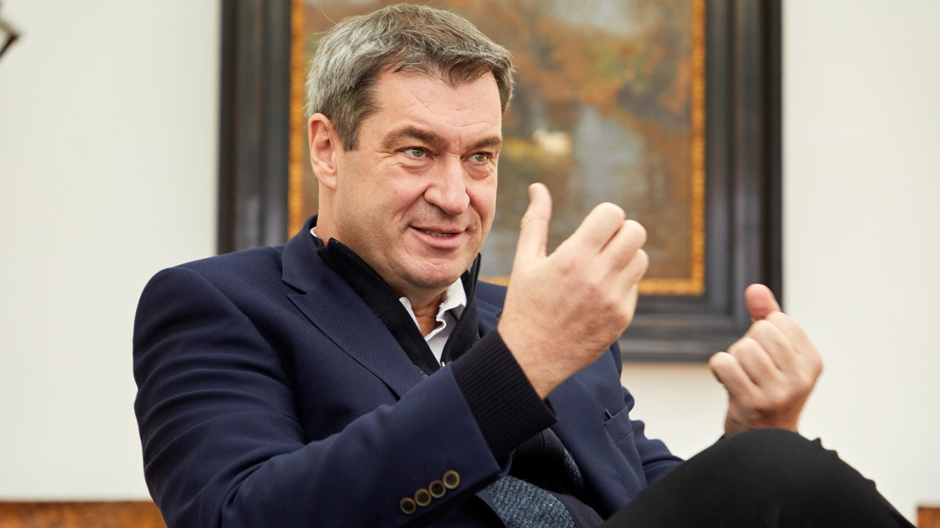 Markus Söder: Mit der AfD koalieren? "Auf gar keinen Fall", sagt der bayerische Ministerpräsident.