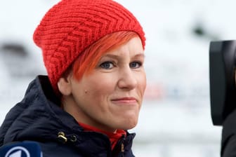 Kati Wilhelm: Die deutsche Biathlon-Legende beobachtet den Nachwuchs ganz genau.