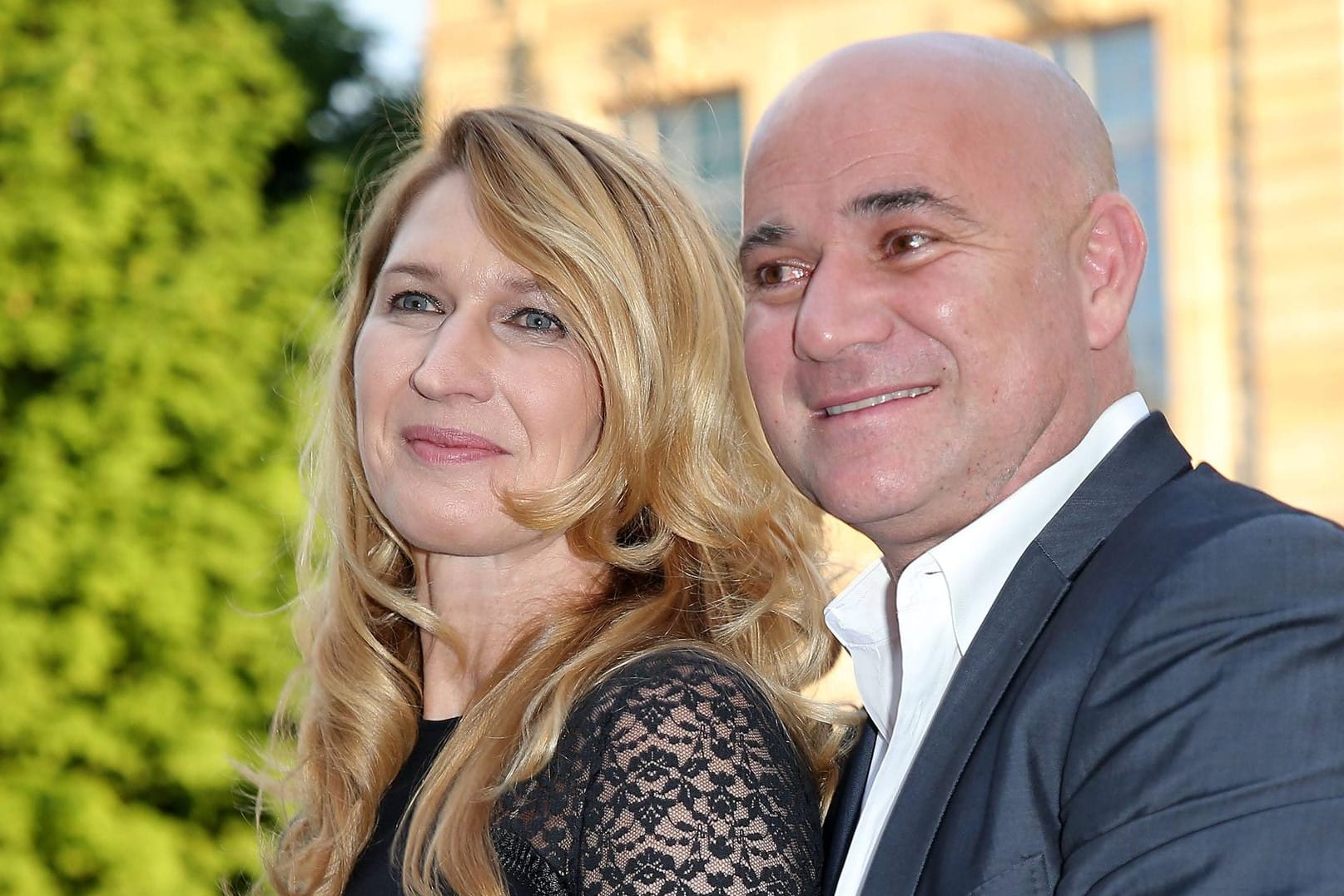 Steffi Graf (li.) und Andre Agassi (re.): Der Sohn des Tennis-Paars erhält ein College-Stipendium.