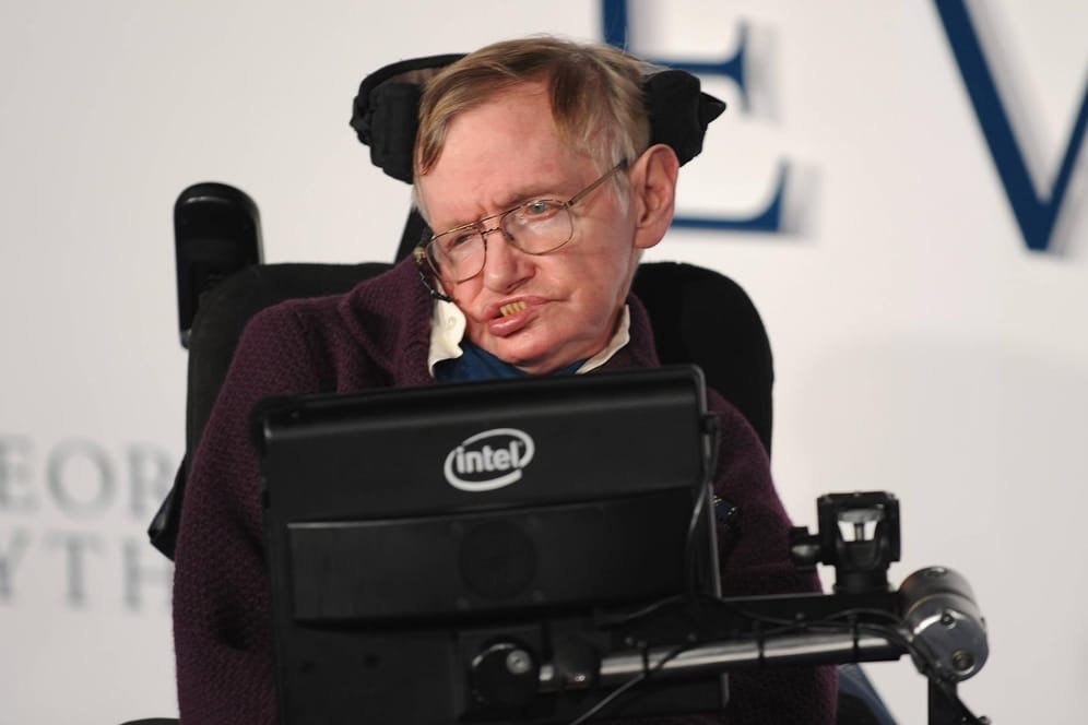 Stephen Hawking: Bei dem Wissenschaftler wurde 1963 Amyotrophe Lateralsklerose diagnostiziert.