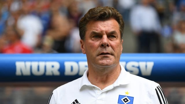 Gibt den Mahner: HSV-Coach Dieter Hecking.