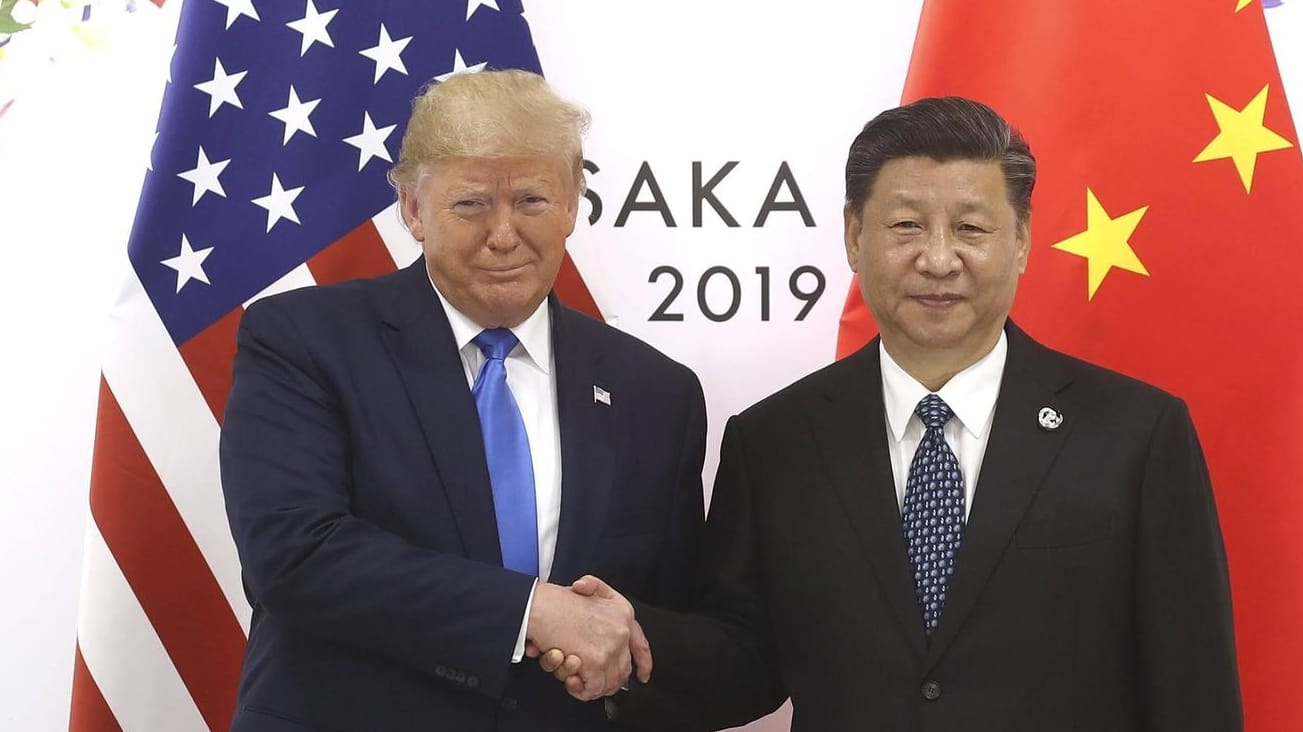 Donald Trump und Xi Jinping: Die zwei Staatschefs verhandeln gerade ein Handelsabkommen. (Symbolbild)