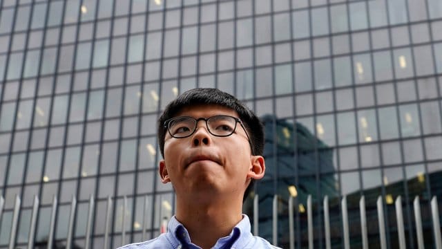 Joshua Wong ist Aktivist der Demokratiebewegung in Hongkong.