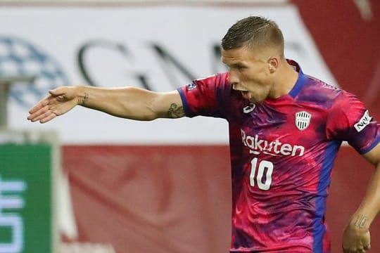 Feierte mit Vissel Kobe einen weiteren Sieg: Lukas Podolski.